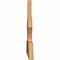 Ekena Millwork Richland Smooth Timber Gable Bracket, Western Red Cedar, 84"W x 21"H x 1 1/2"D x 5 1/2"F, 6/12 Pitch GBW084X21X0206RIC00SWR - alternate 5